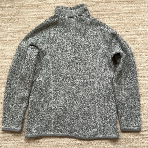 Patagonia® Girls' Better Sweater® 1/4-Zip Birch White Gray Style #65695 Sz XL 14 - Picture 2 of 14
